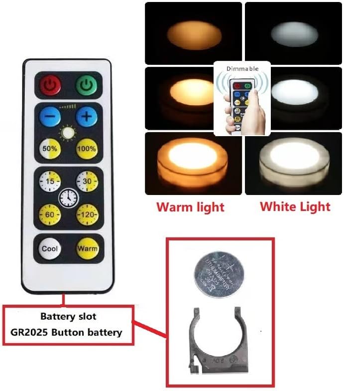 Royallure Wireless Wall Sconce Set of 2 with Remote Control – Dimmable RGB Wall Lights with Timer & Memory Function