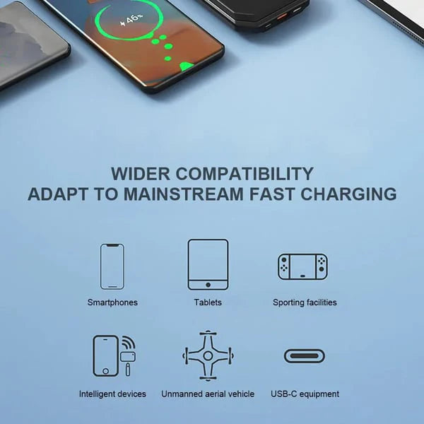 Royaleva Dual Port Charger Car Adapter with Type-C Cable
