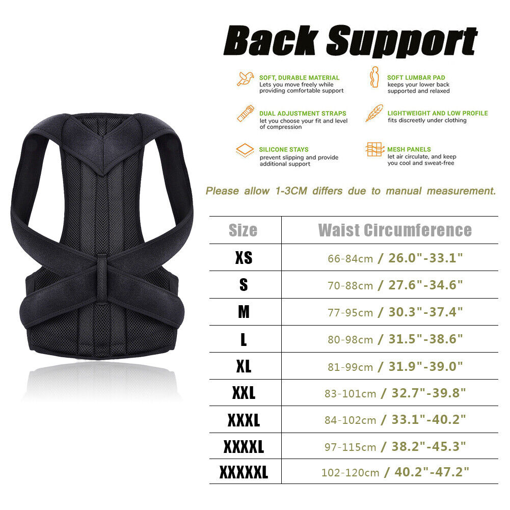 Royaleva Premium Posture Corrector for Men, Women, and Children - Back Brace Posture Corrector