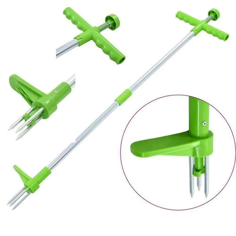 Royaleva Long Handle Standing Weed Puller for Easy Weeding