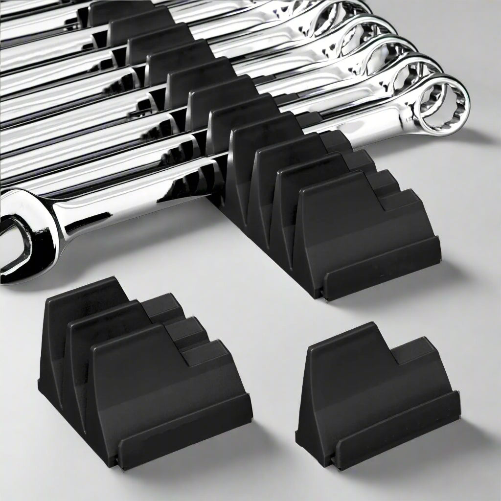 Wrench Holder Organizer – Modular Toolbox Storage for 40 Wrenches with Magnetic & Non-Magnetic Options