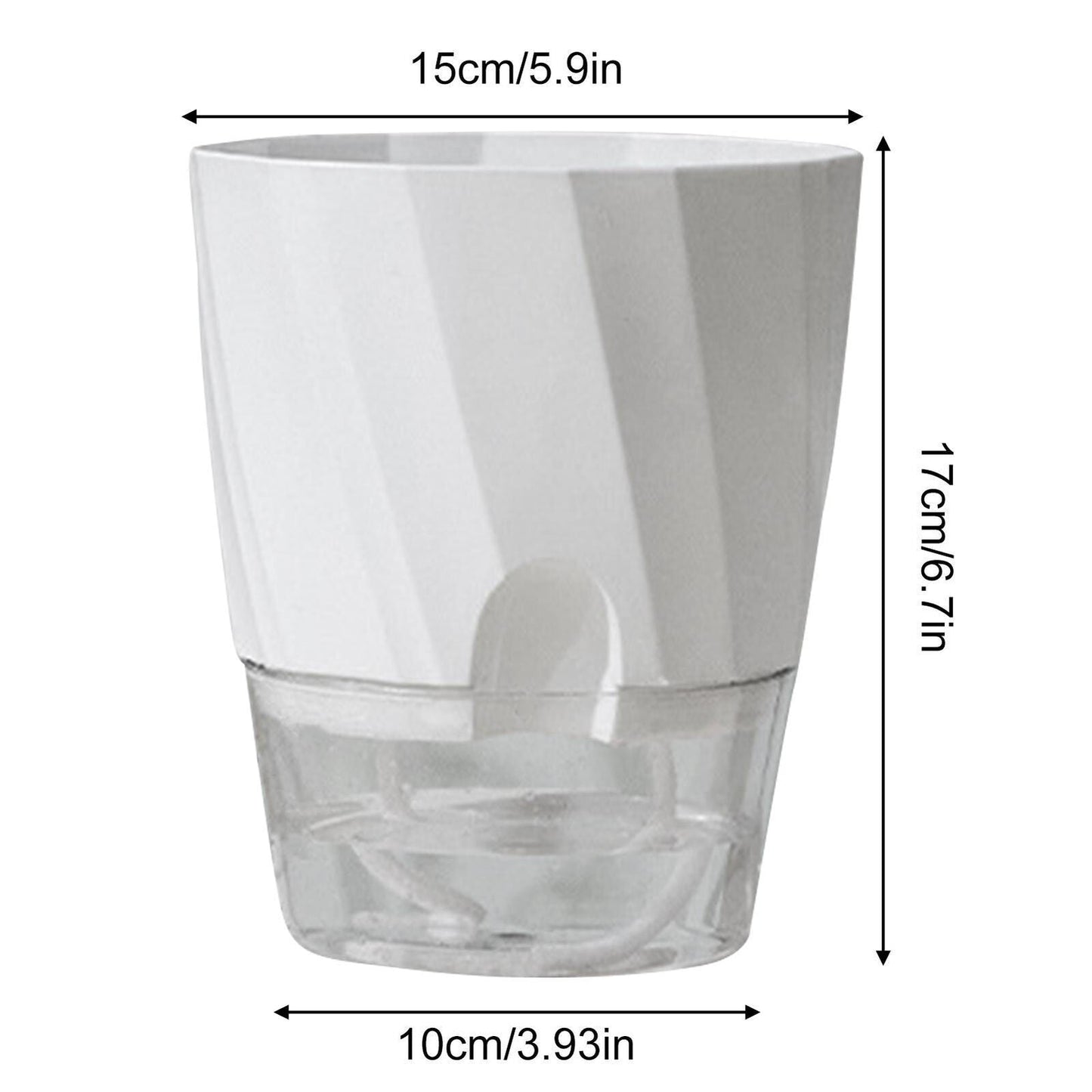 Luxora Self Watering Planter for Easy Plant Care