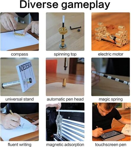 RoyaleGlow Fidget Magnetic Pen for Stress Relief and Fun