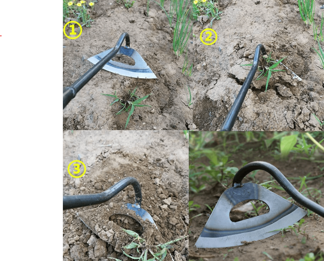 Royaleva All Steel Hollow Hoe For Gardening Tool
