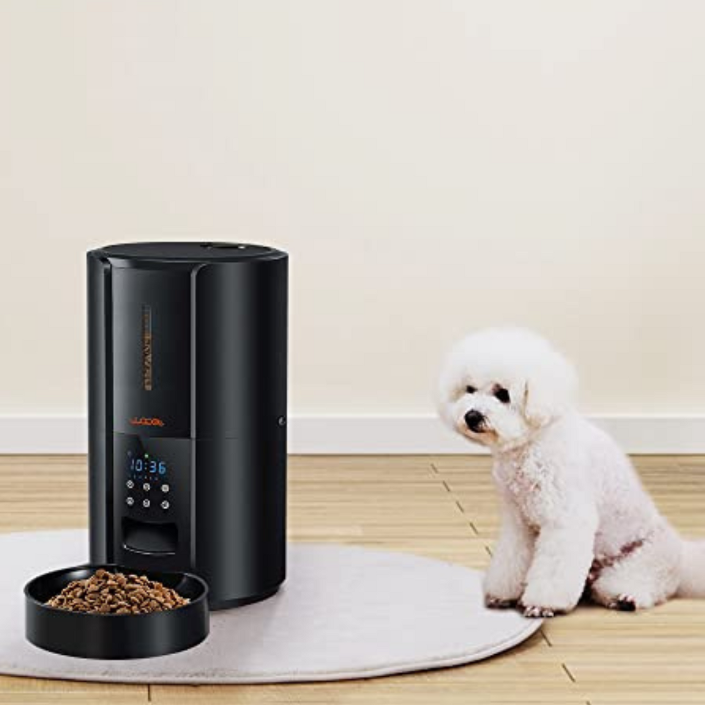 RoyaleGlow Exclusive Large Automatic Dog Cat Time Pet Food Feeder Dispenser