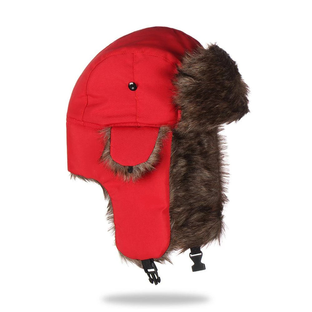 Royaleva Cozy Faux Fur Winter Earflap Aviator Ski Hat