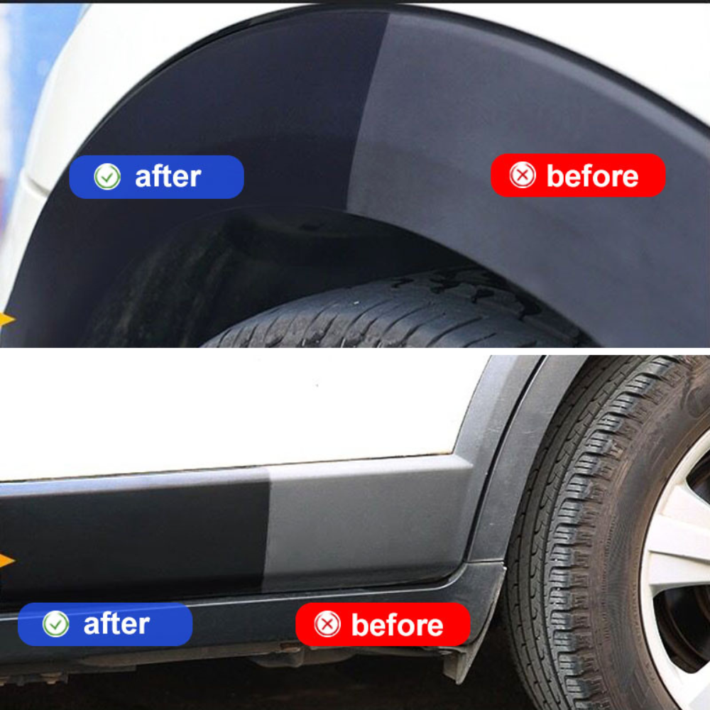 RoyaleGlow Car Plastic Restorer Back to Black Gloss Coating