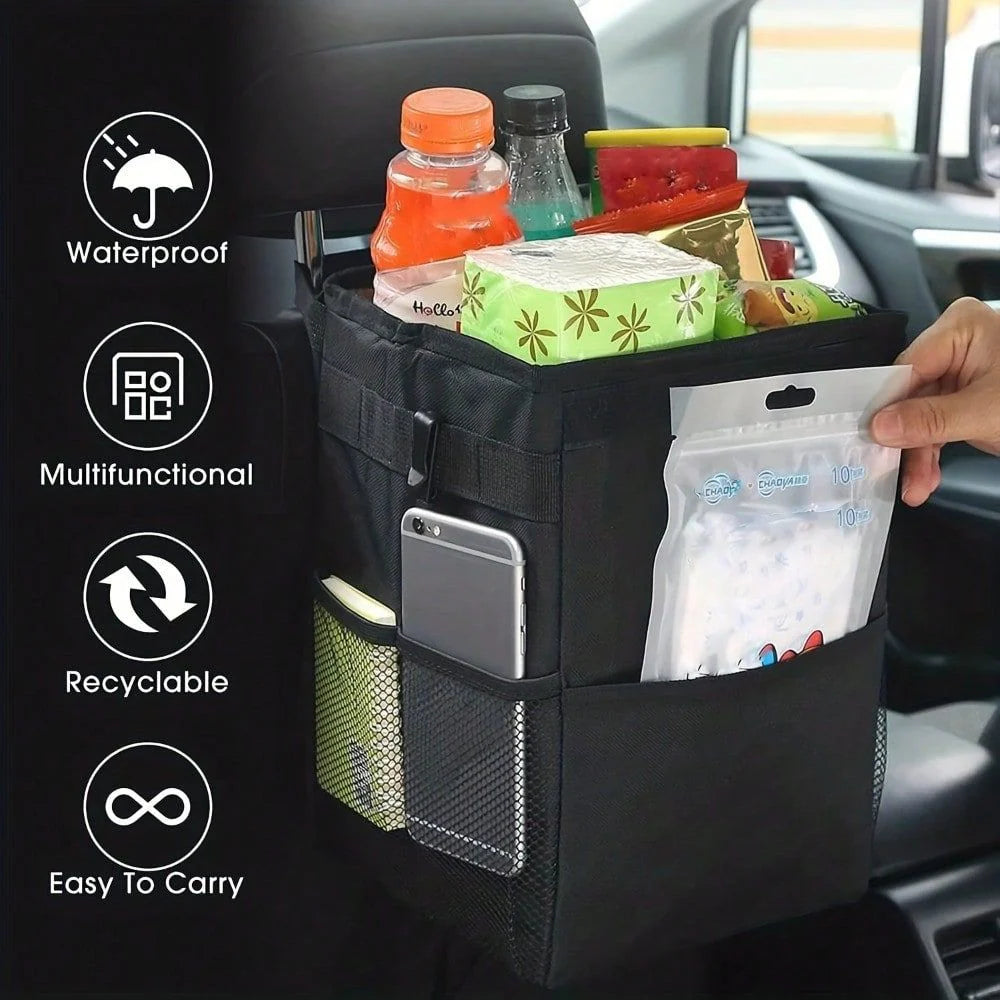 Royaleva Free Hanging Waterproof Car Trashcan Bin