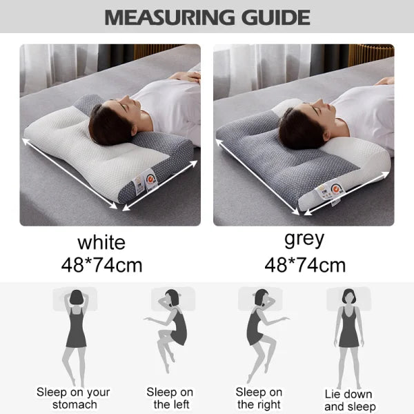 Luxora Orthopedic Neck Pillow For Sleeping Comfort Relief