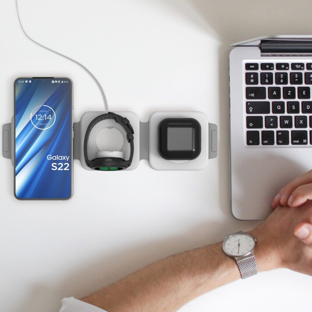 RoyaleGlow 3 In 1 Travel Charger For Phones And Tablets