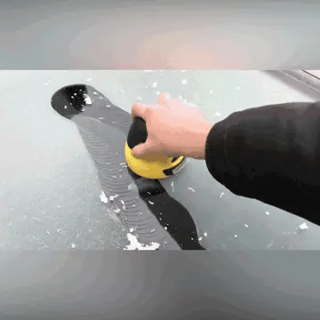 LuxRoyale Anti-Freeze Electromagnetic Car Snow Removal Device - USB Rechargeable Electric Ice Scraper