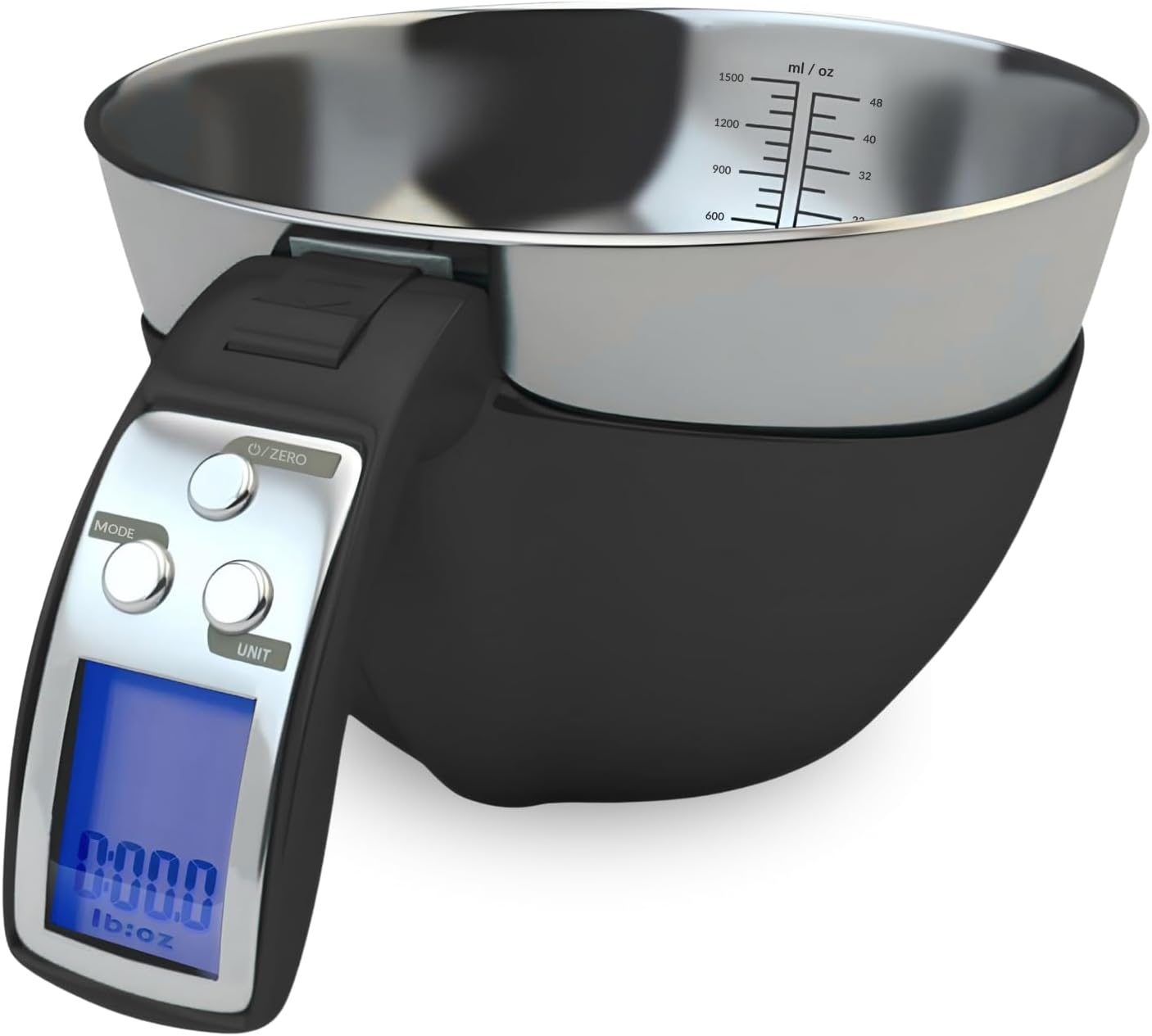RoyaleGlow Digital Measuring Cup Scale with Removable Bowl