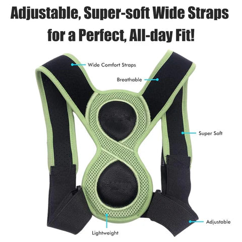 Royaleva Ergonomic Men's / Women's Back Brace Posture Straightener Corrector