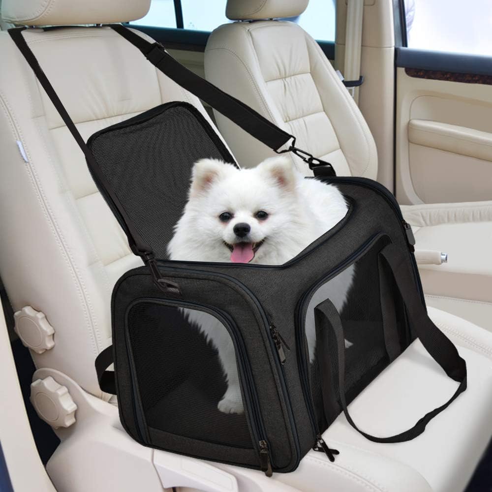 RoyaleGlow Dog Bag Carrier For Small Medium Cats Dogs Puppies Up To 15 Lbs