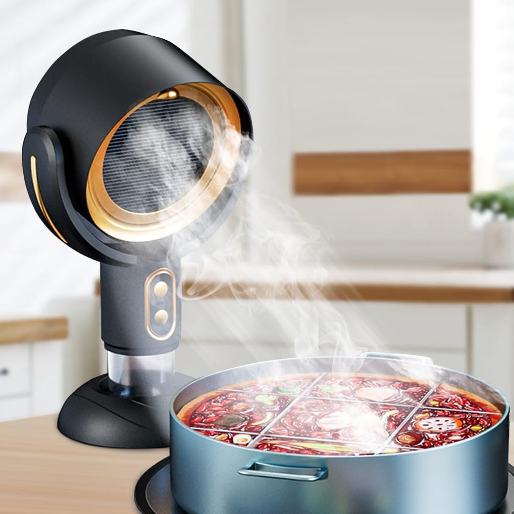 Royaleva Portable Range Hood with Dual Filters and Battery