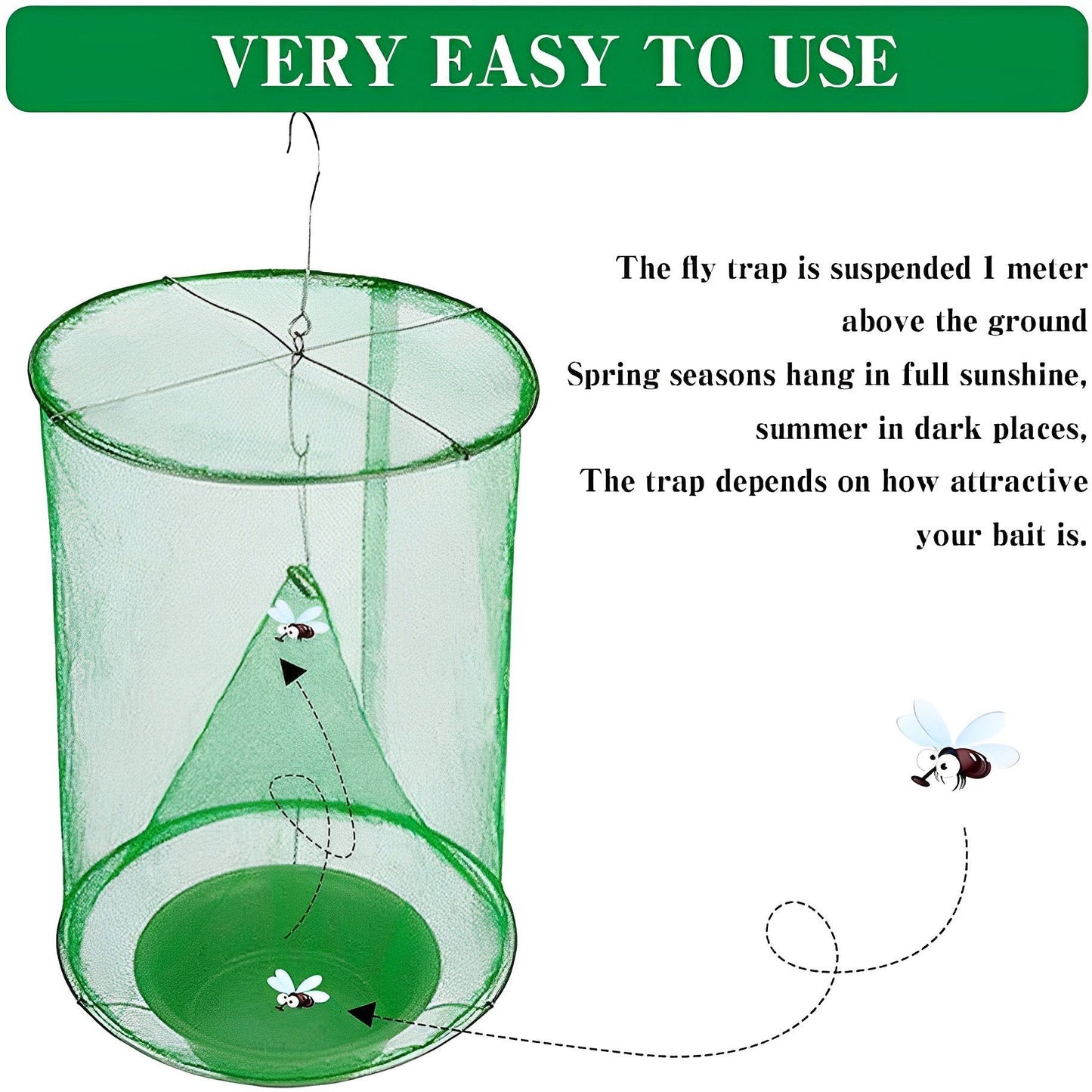Royaleva Eco-Friendly Stable Fly Trap for Outdoor Use
