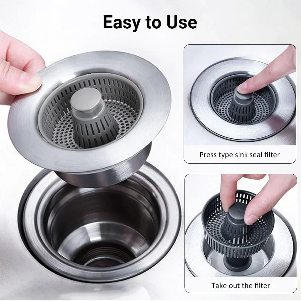 Royaleva AquaFlow 3-in-1 Stainless Steel Sink Aid