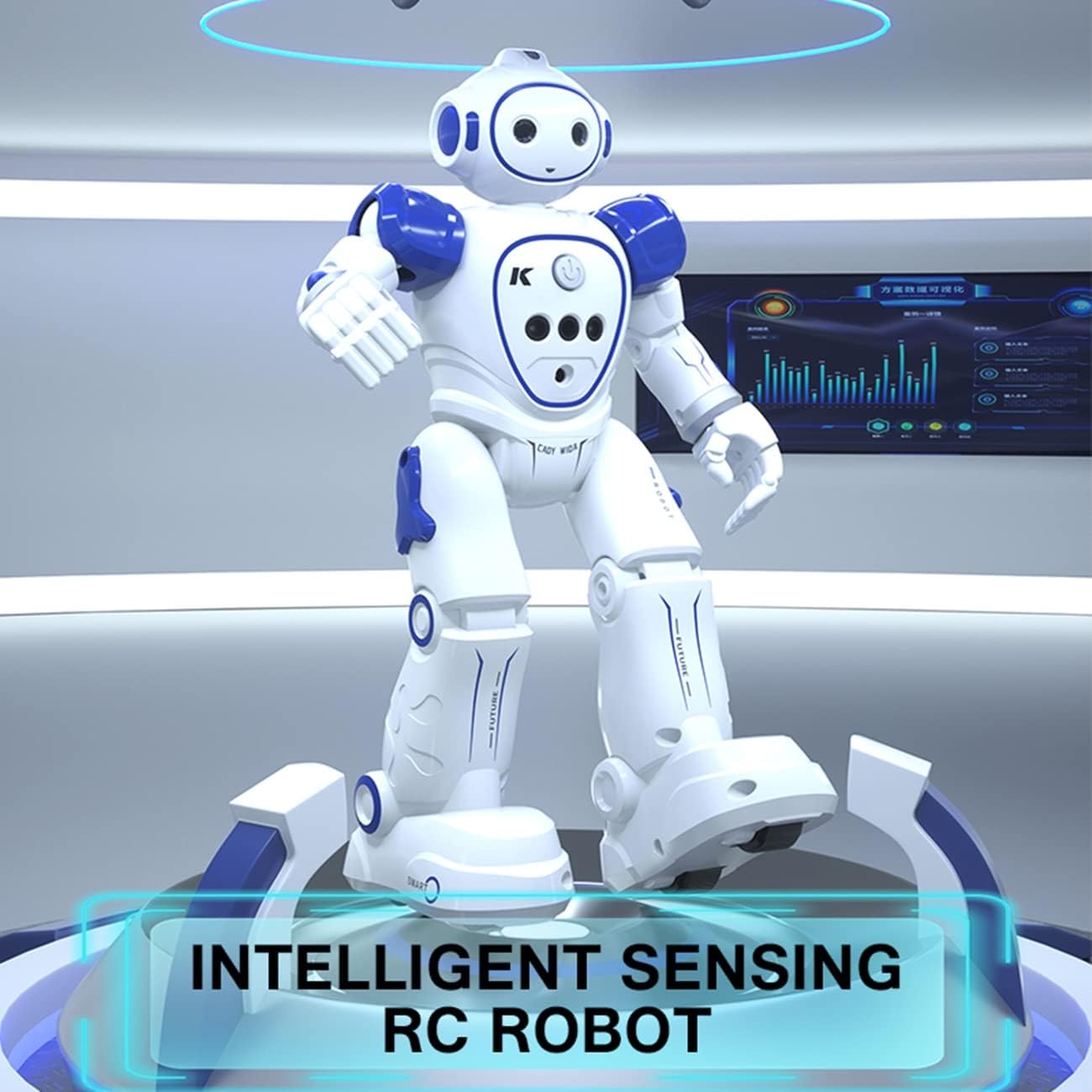 Royallure Smart RC Robot Toy for Kids with Music, Dance, Infrared Sensor & Remote