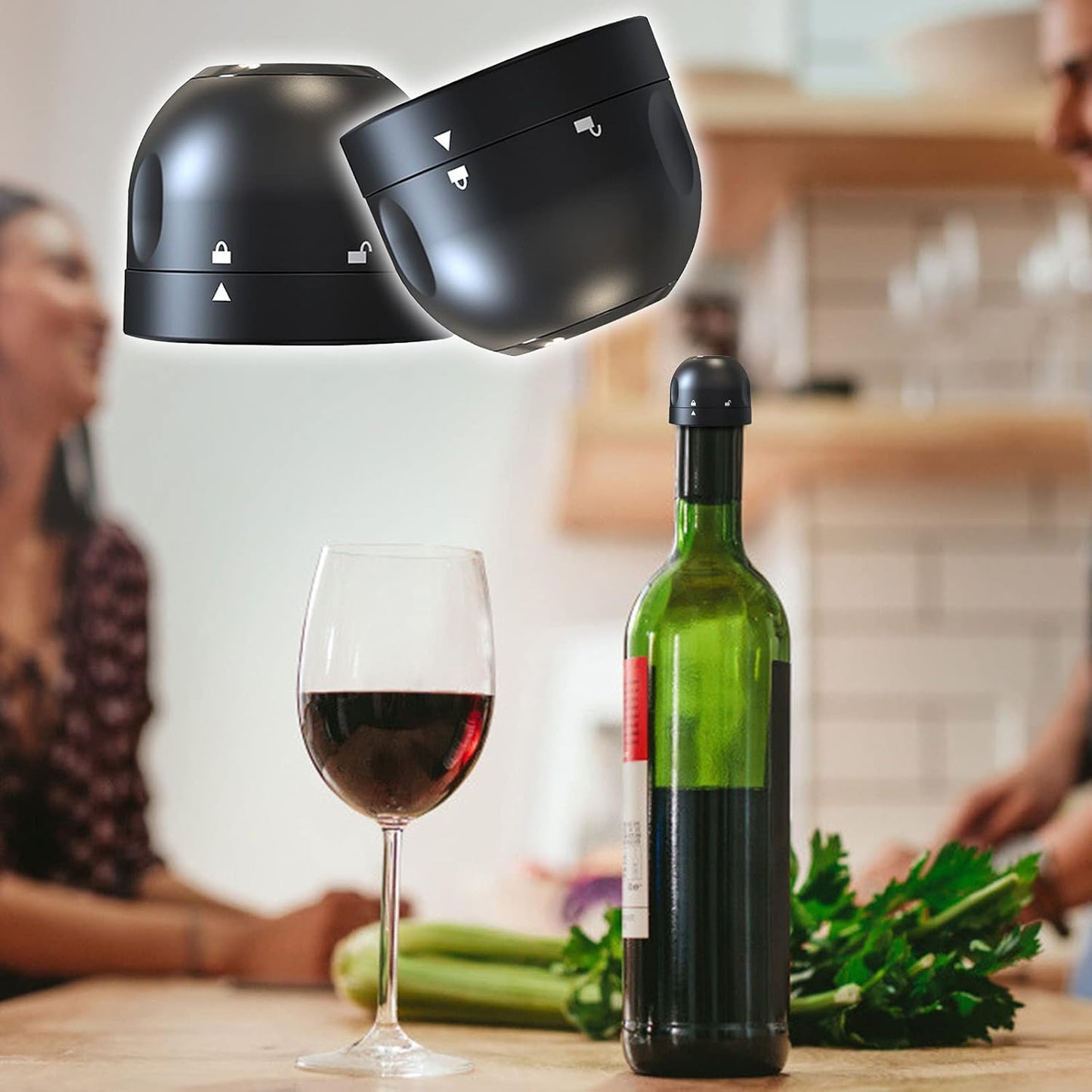 Luxora Silicone Stopper For Wine, Beer And Champagne Bottles