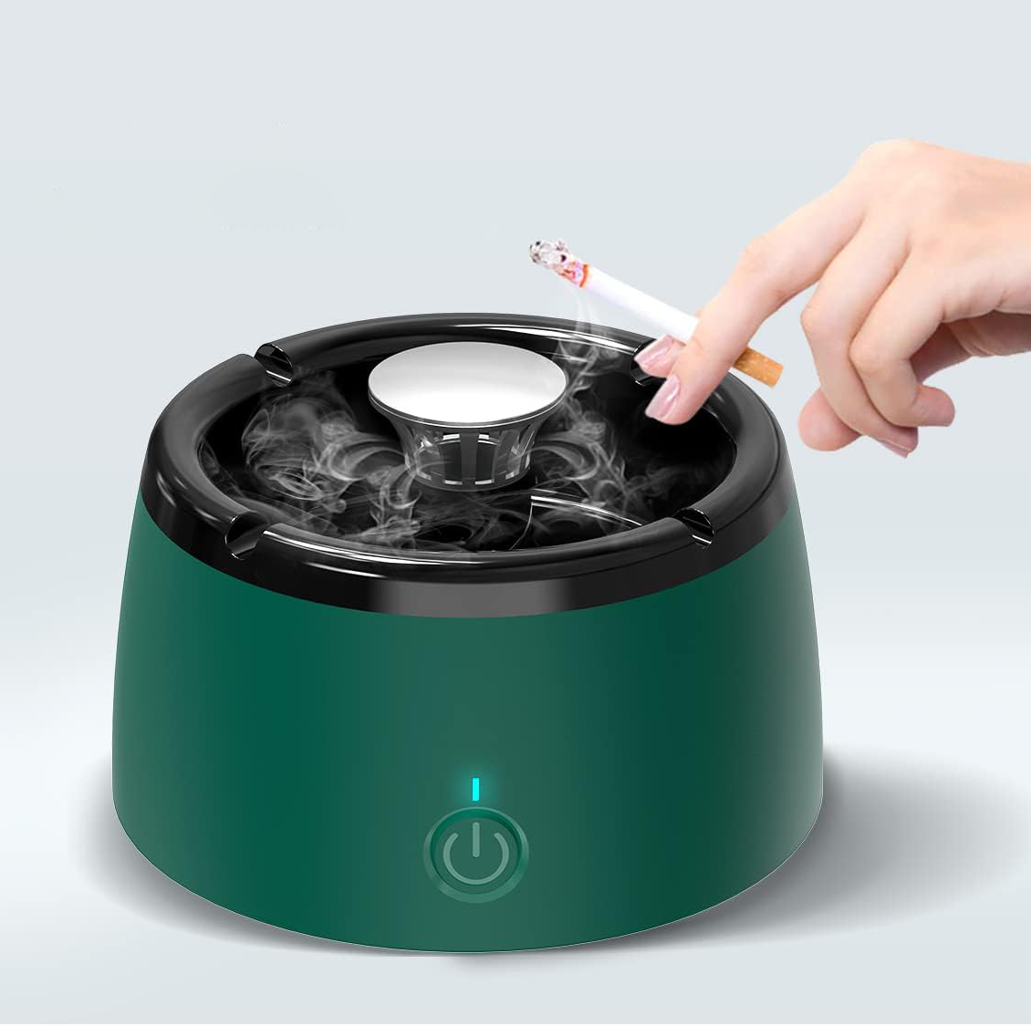Luxora Electric Smokeless Ashtray with Air Purifier Feature