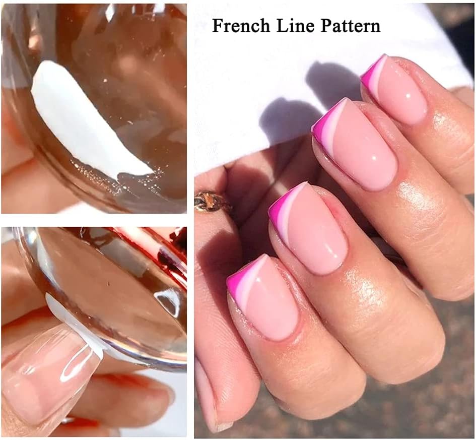 Luxora Silicone Transparent Nail Stamper with Scraper Set