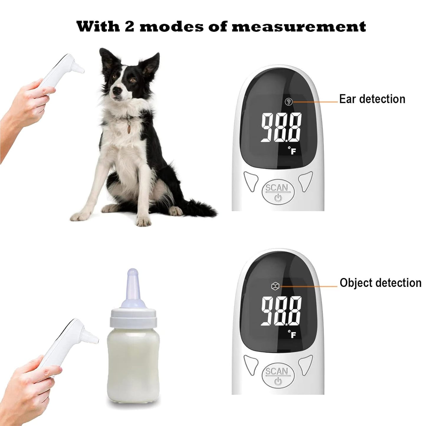 Royaleva Pet Thermometer with Infrared Technology and LED Display