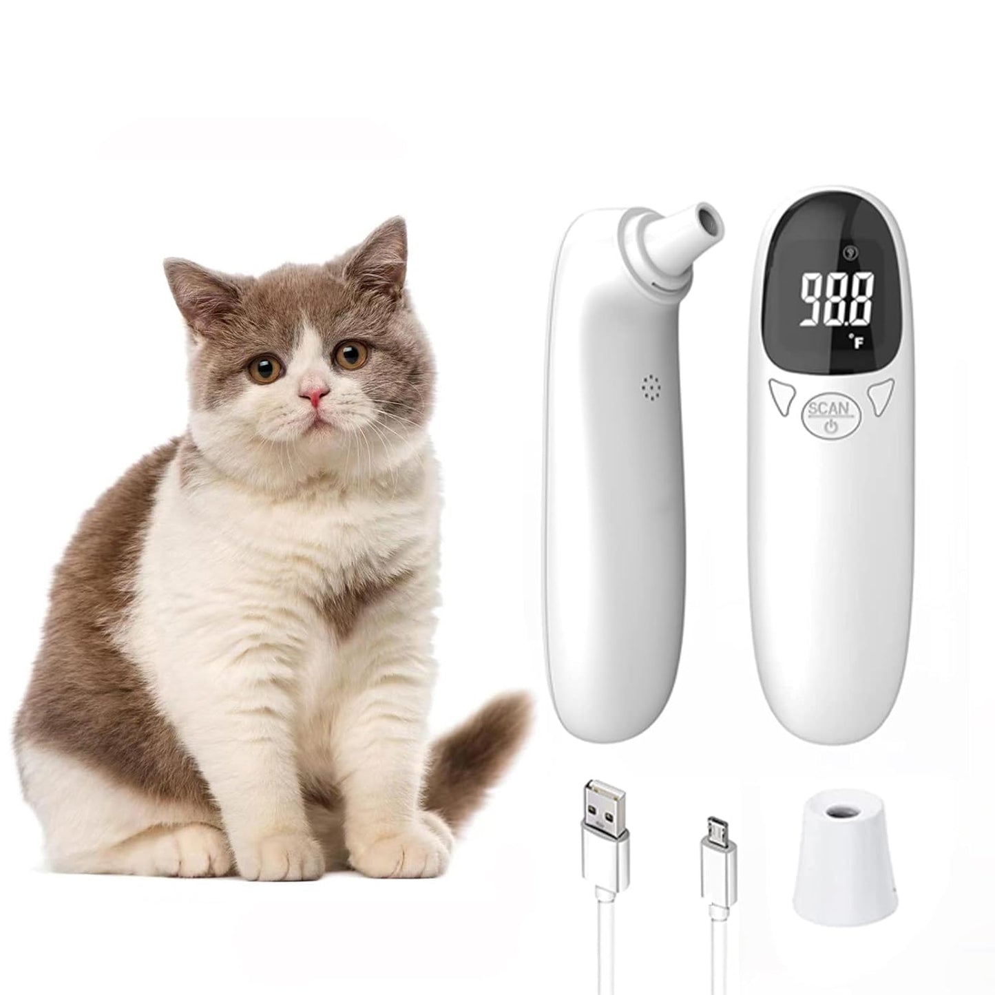 Royaleva Pet Thermometer with Infrared Technology and LED Display