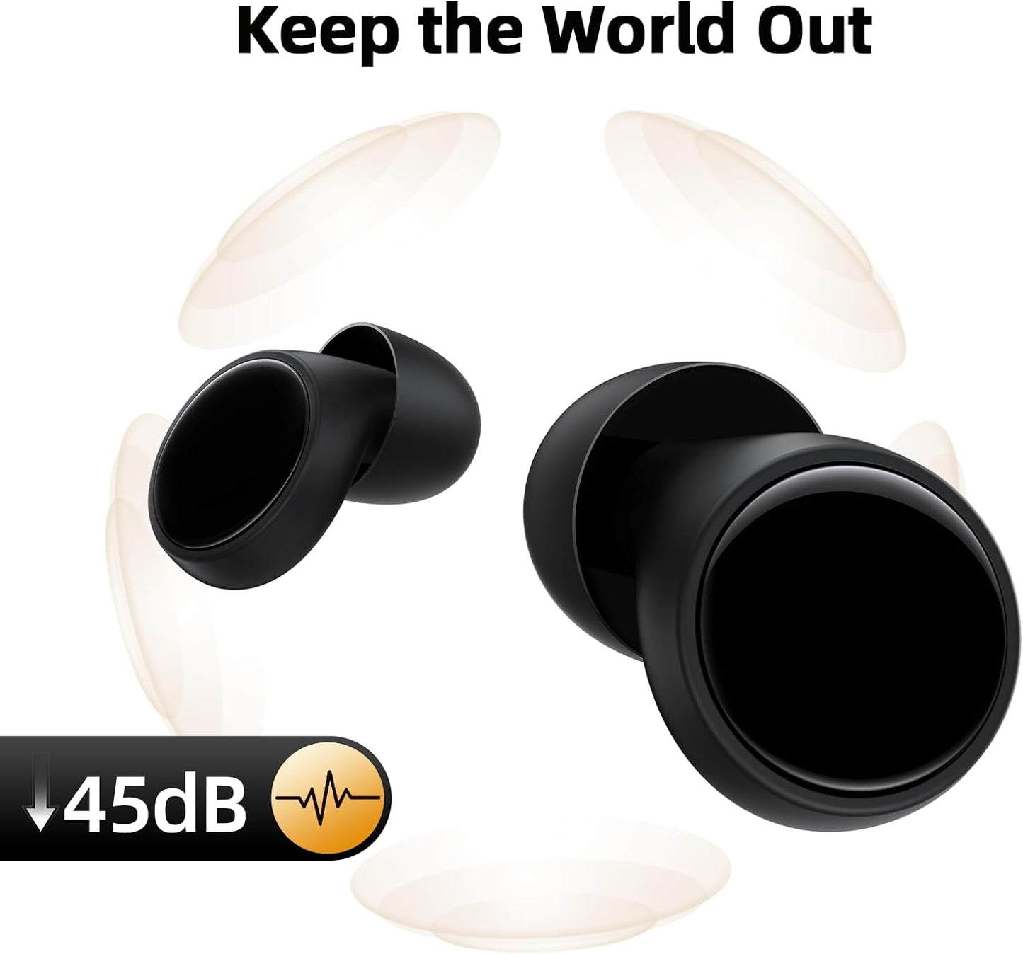 Royaleva Reusable Noise Cancelling Ear Plugs For Sleeping Focus And Travel