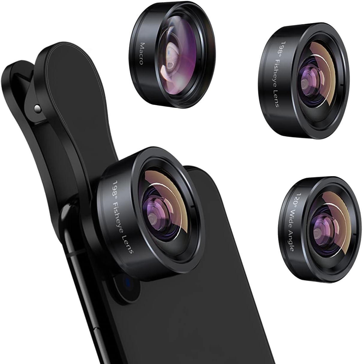 Luxora Phone Camera Wide Angle Lens 3 in 1 Set