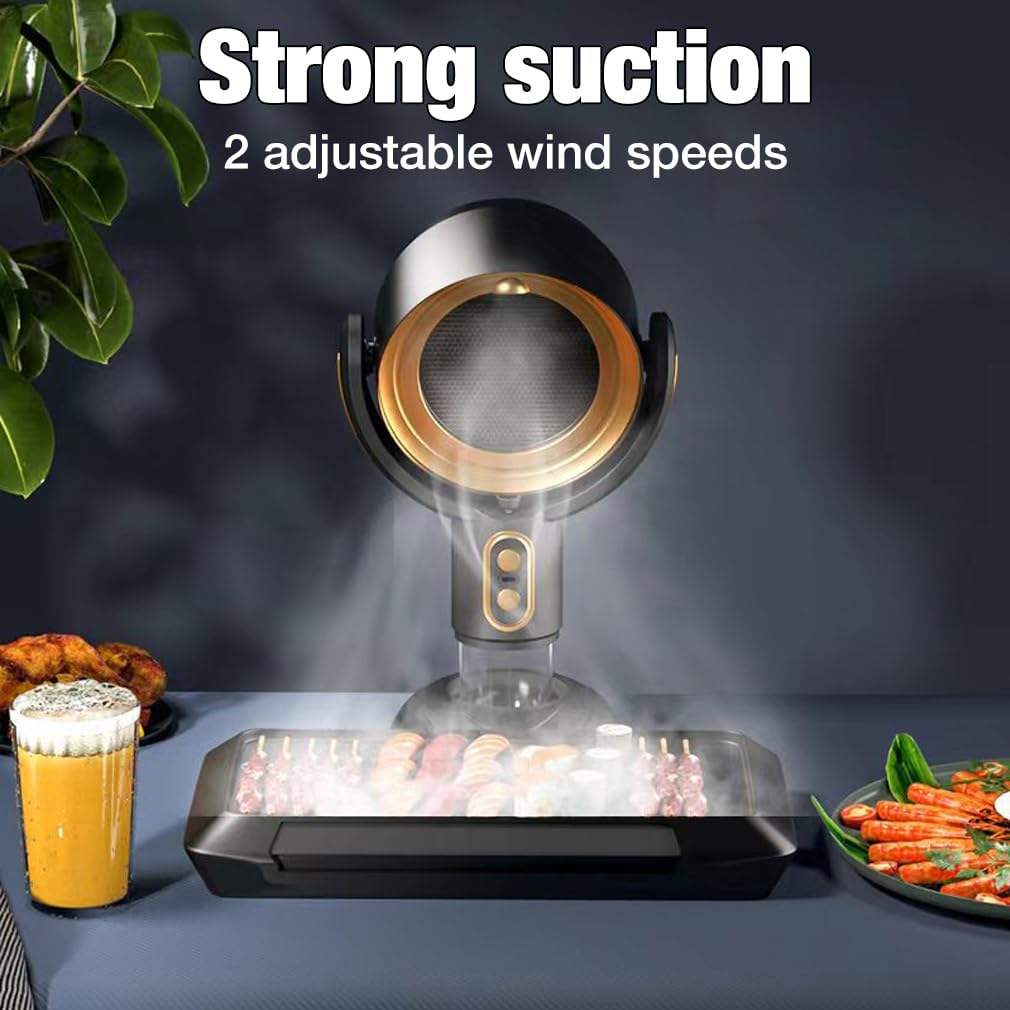 Royaleva Portable Range Hood with 2-Speed Exhaust Fan – Compact Ventilation