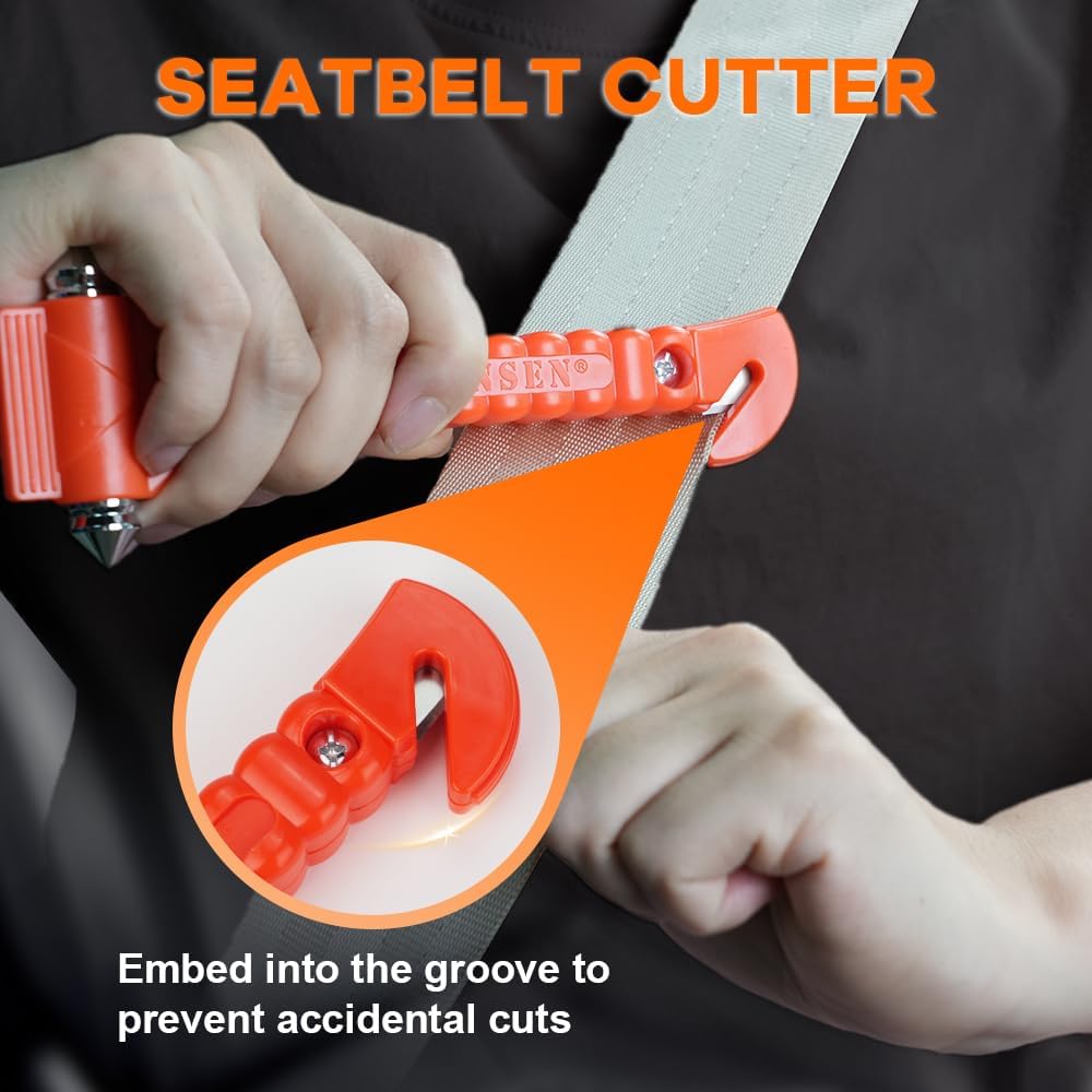 Luxora Car Safety Hammer Set Of 2 Emergency Escape Tool