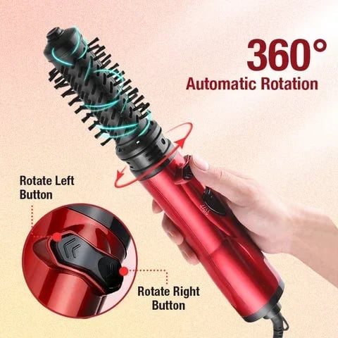 Luxora Rotating Hair Dryer with Interchangeable Brushes