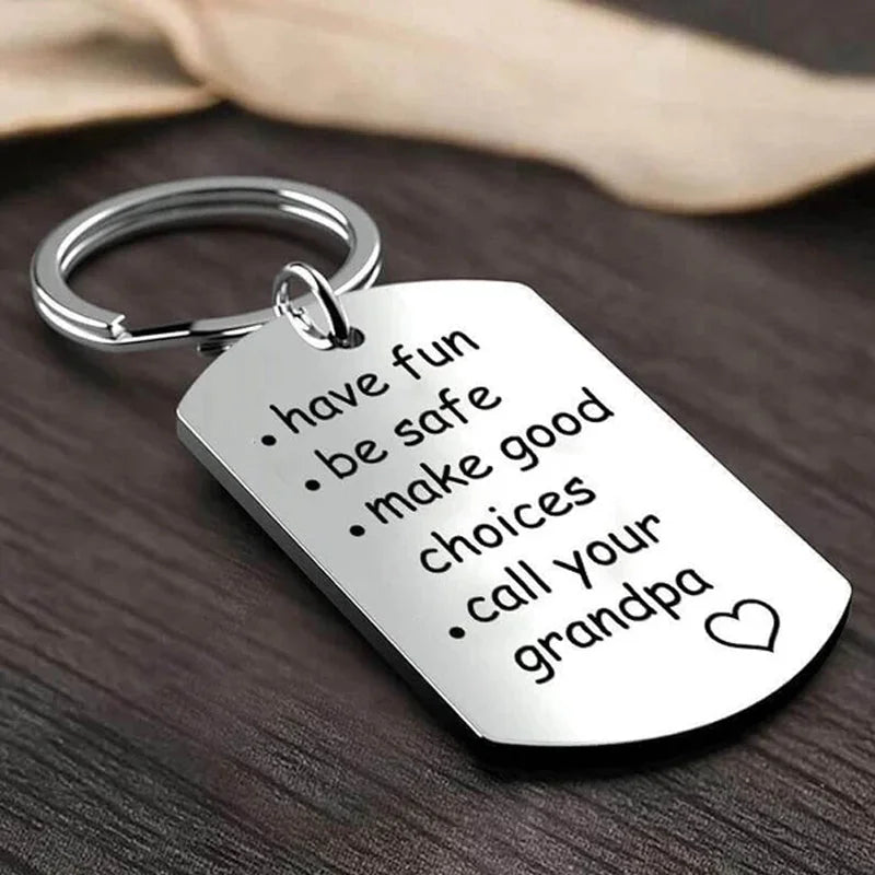 RoyaleGlow Reminder to Do Things Stainless Steel Keychain Warm Gift