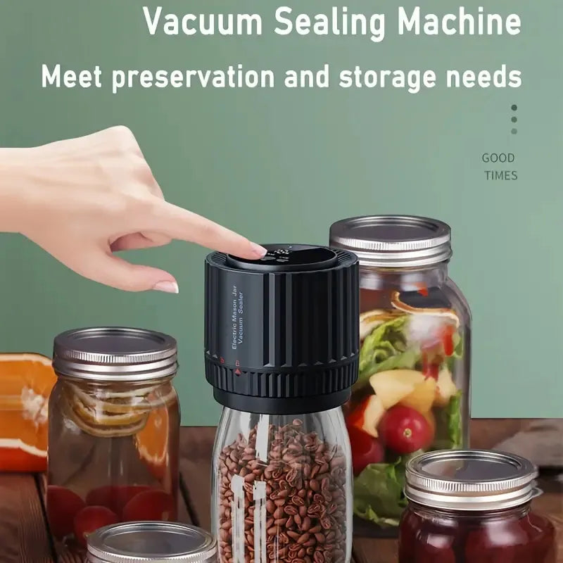 Rayvia Mason Jar Vacuum Sealer – Airtight Food Preservation for Maximum Freshness