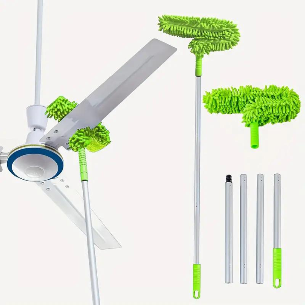 Luxora Flexible Extendable High Reach Microfiber Ceiling Fan Duster