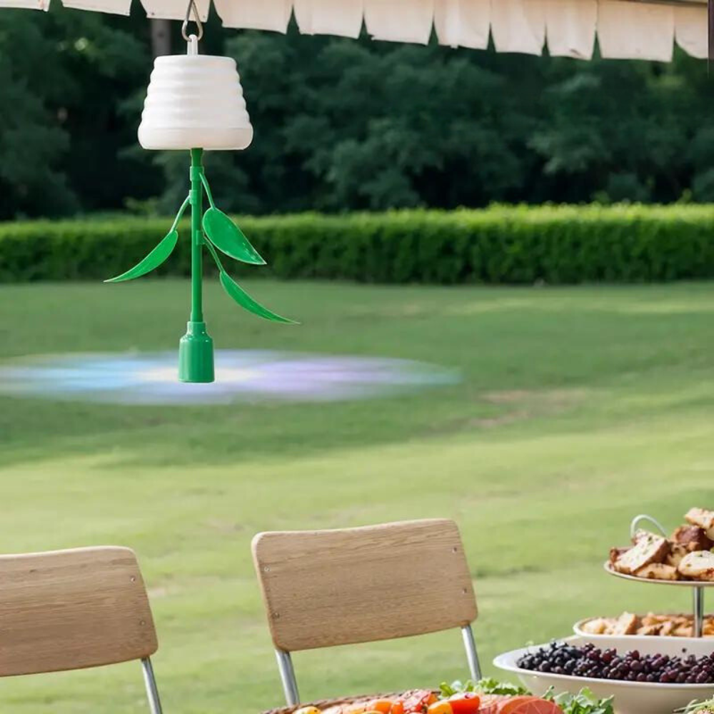 RoyaleGlow Tabletop Fly Repellent Fan Outdoor Deterrent