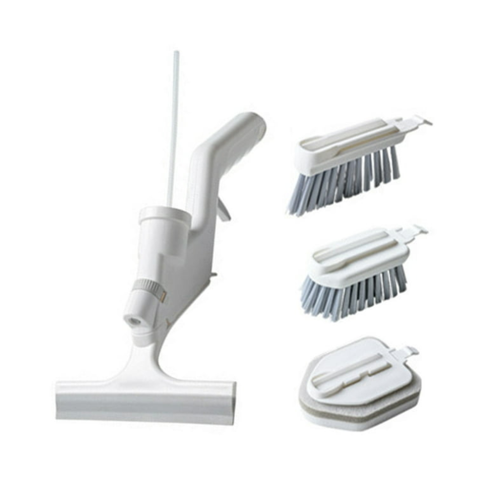 RoyaleGlow 4-In-1 Bathroom Floor and Wall Cleaner Tool