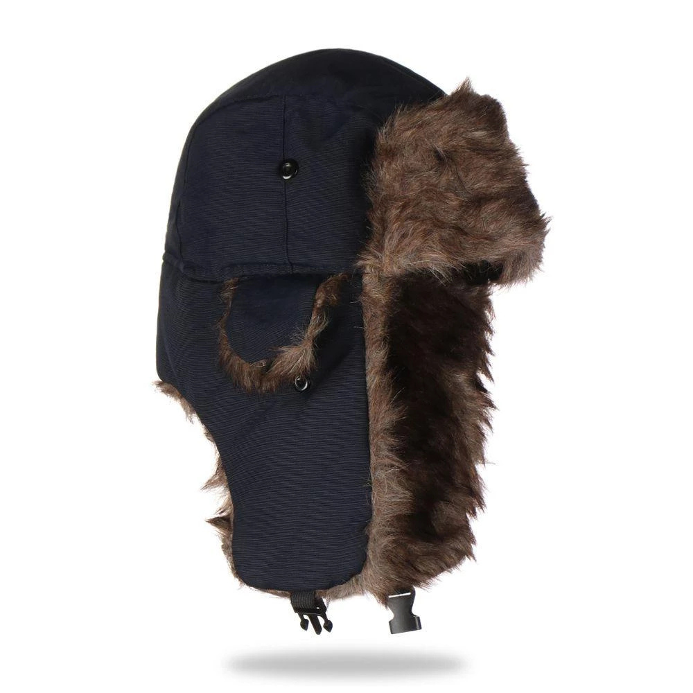 Royaleva Cozy Faux Fur Winter Earflap Aviator Ski Hat