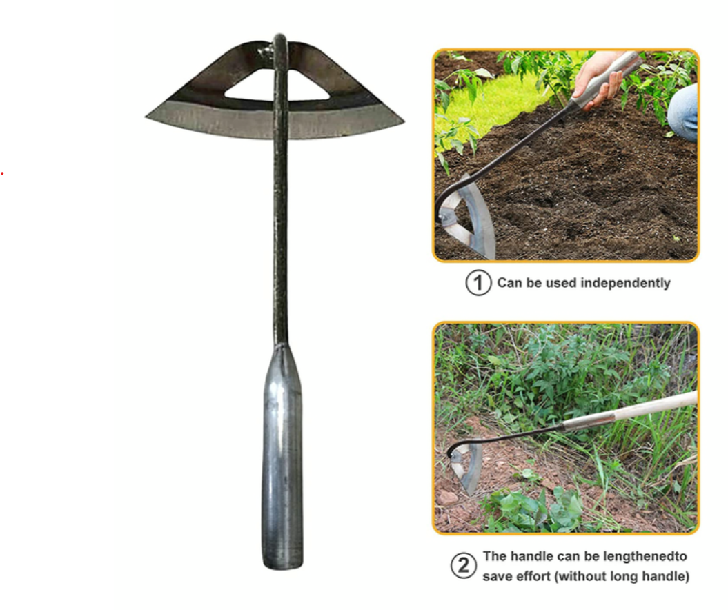 Royaleva All Steel Hollow Hoe For Gardening Tool