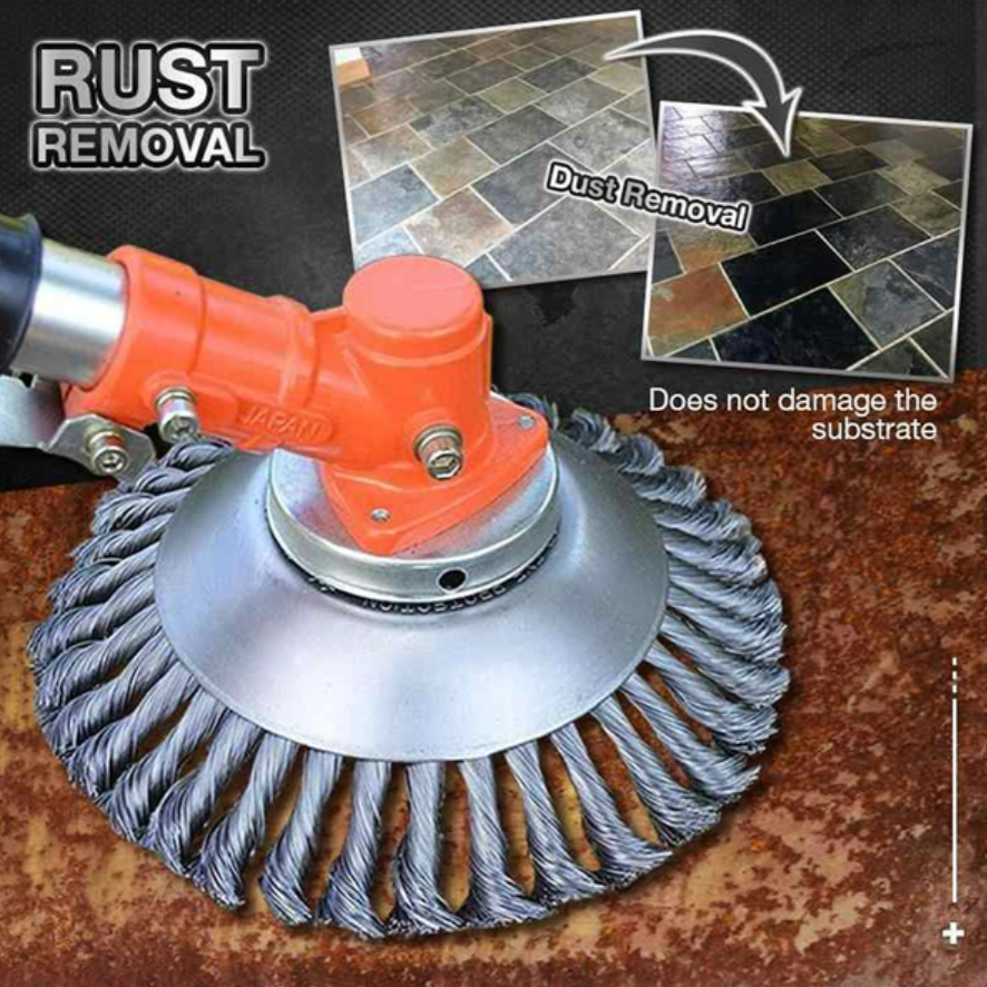 Luxora Carbon Steel Weed Brush & Trimmer for Easy Weeding