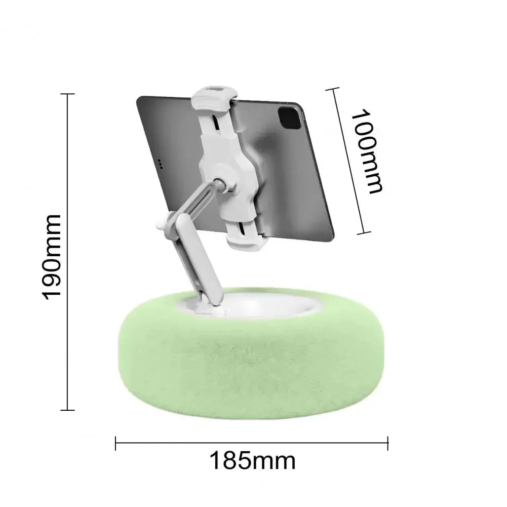 RoyaleGlow Fuzzy Tablet & Phone Pillow Stand – Multi-Angle Phone Holder for Bed, Car, and Couch