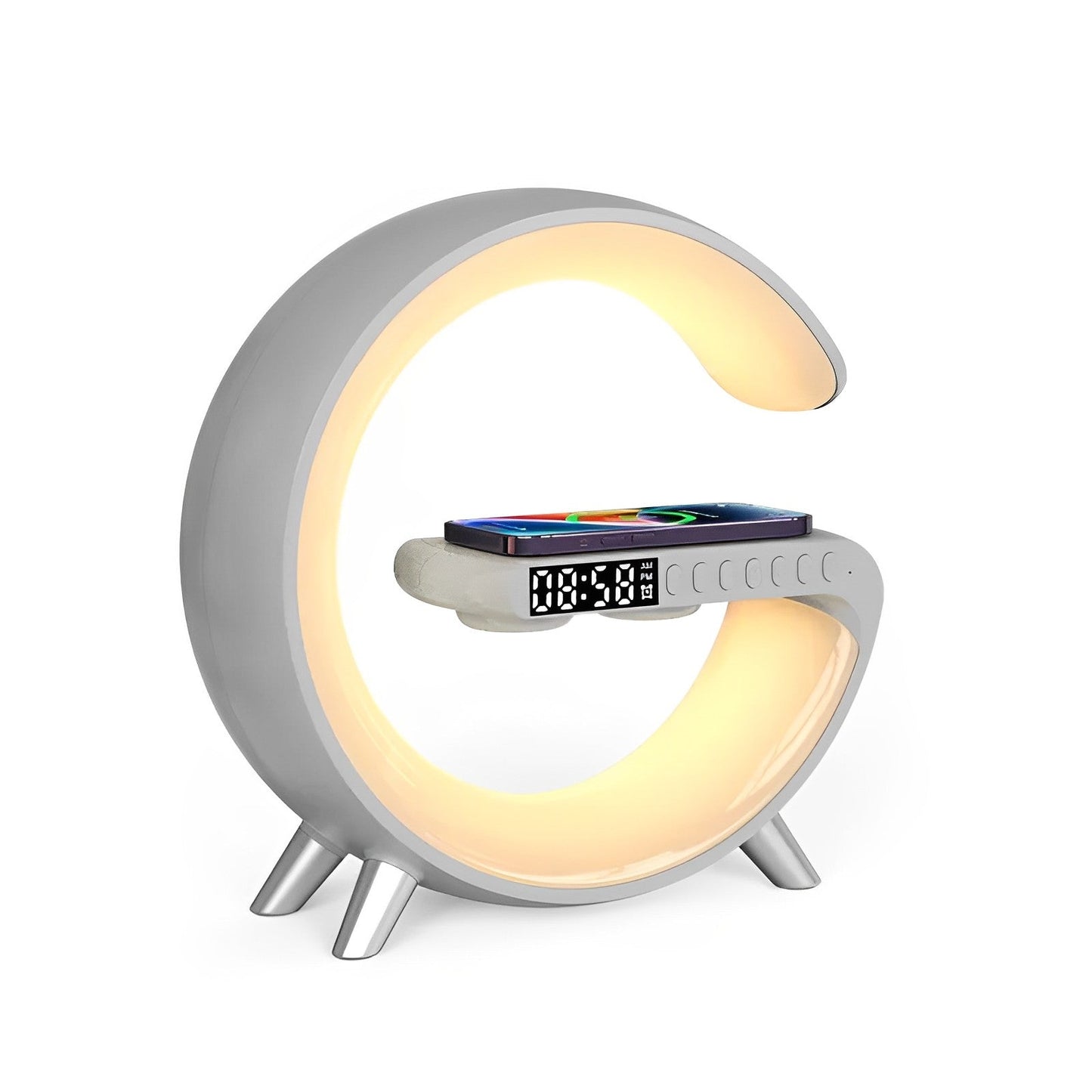 Royaleva Digital Desk Clock with Bluetooth Speaker and Charger