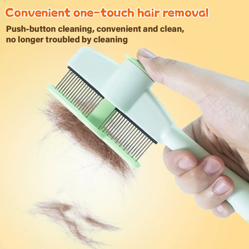 Luxora Flea Comb For Dogs And Cats With Self-Cleaning Feature