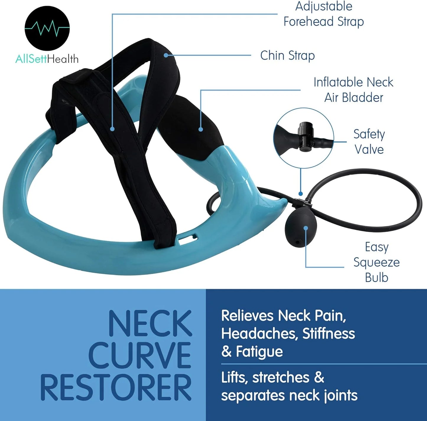 Royaleva Posture Neck Exercising Cervical Spine Hydrator Pump