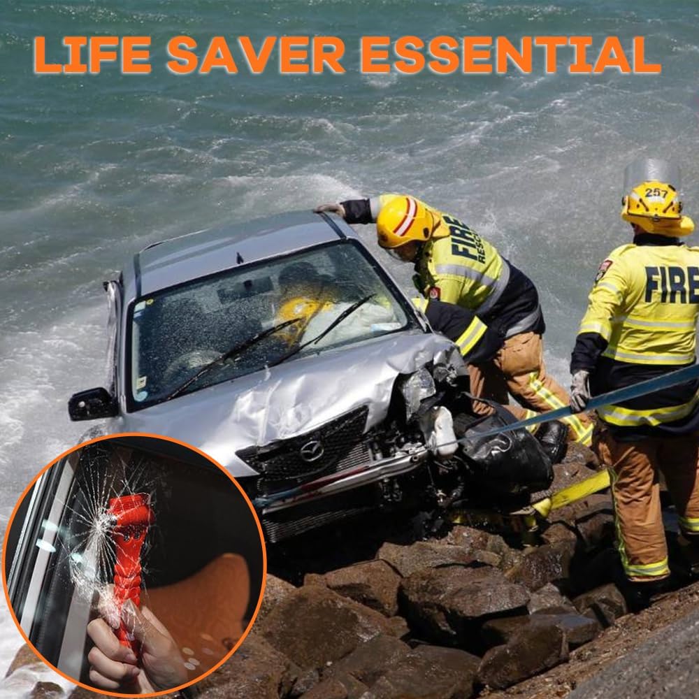 Luxora Car Safety Hammer Set Of 2 Emergency Escape Tool