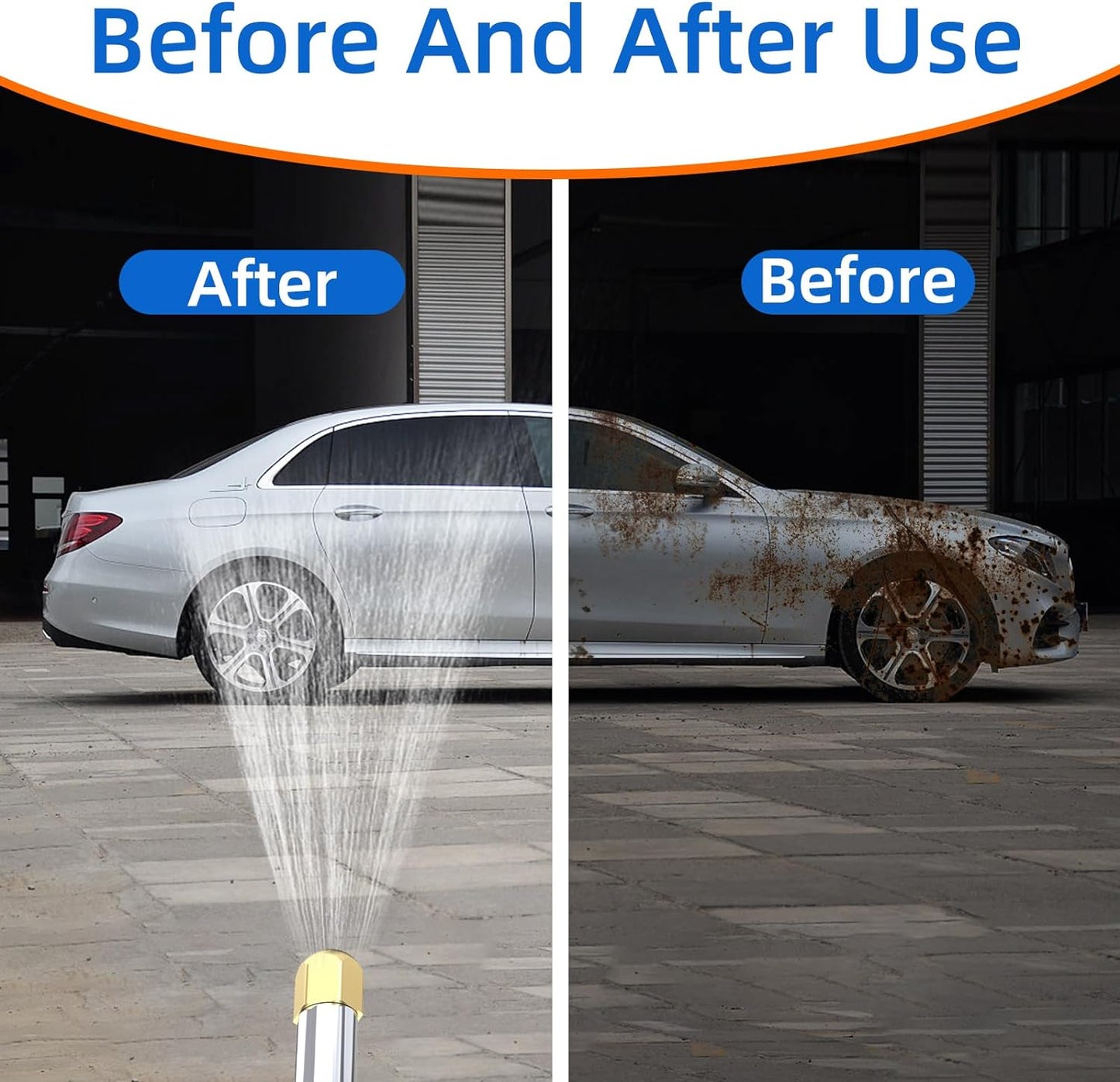 Luxora High-Pressure Washer Spray Nozzle Car Wash Water Hose