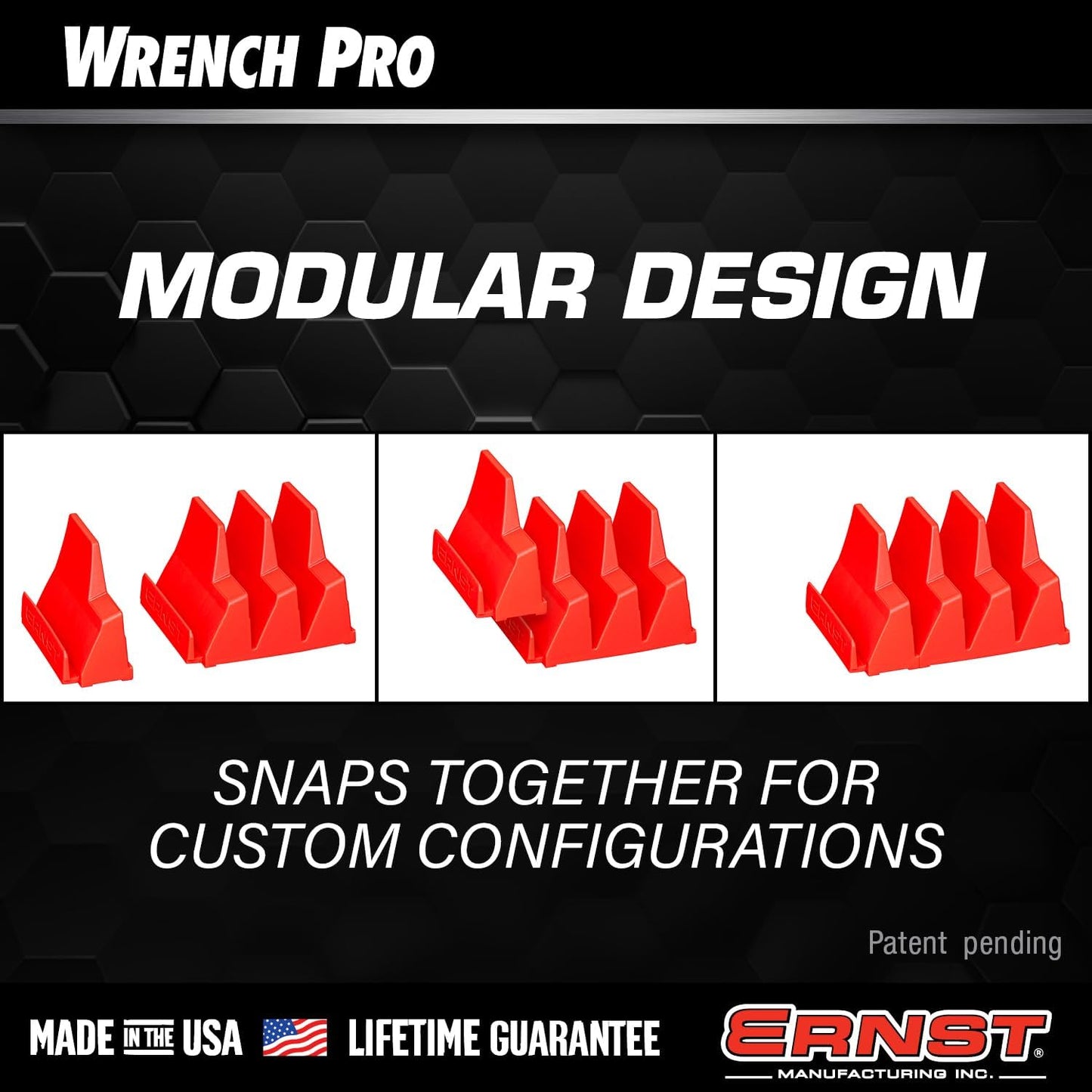 Luxora Wrench Holder Organizer for 40 Wrenches Neatly Stored