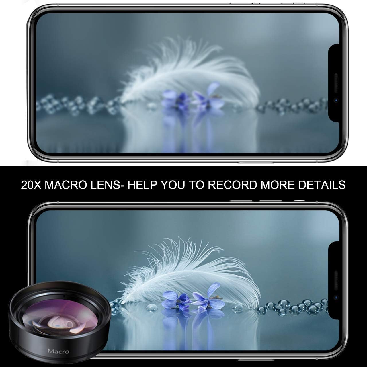 Luxora Phone Camera Wide Angle Lens 3 in 1 Set