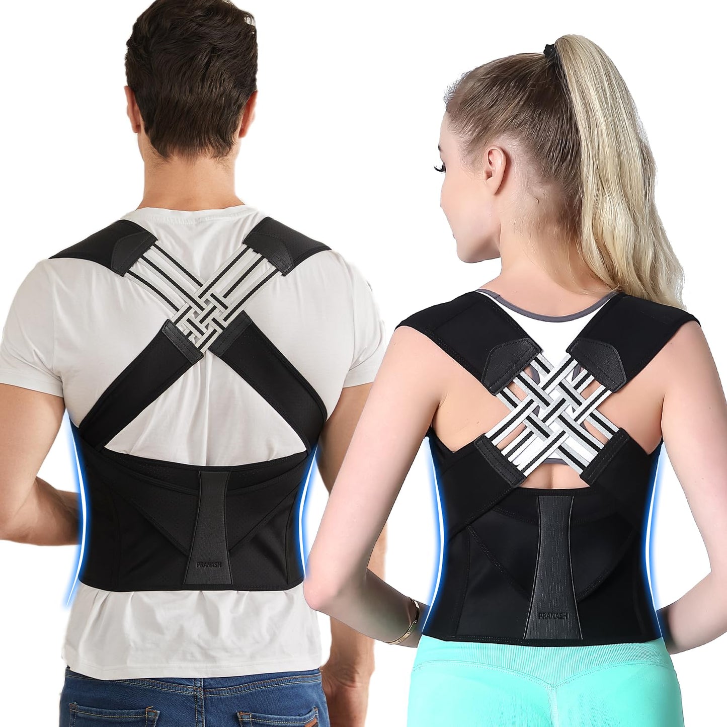 RoyaleGlow Back Posture Corrector Adjustable Comfort Fit
