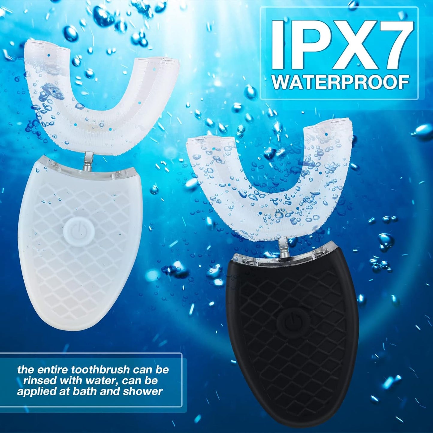 Luxora U Shaped Toothbrush with Ultrasonic Cleaning Technology